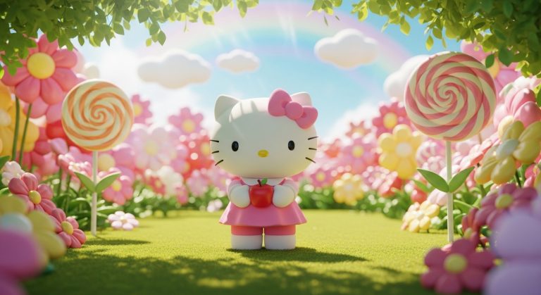 Hello Kitty Masalı Oku: Gökkuşağı Bahçesi ve Kayıp Renkler